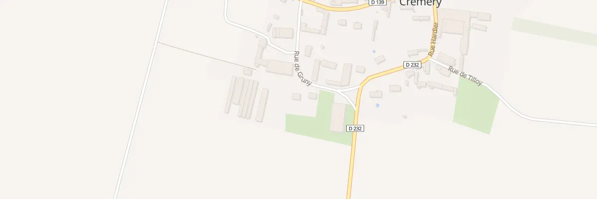 Plan du 6 Rue de Gruny à Crémery