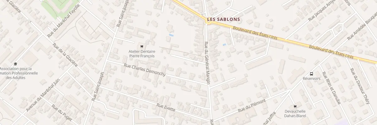 Plan du 56 Rue du Général Mangin à Compiègne