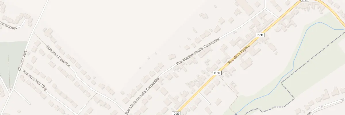 Plan du 35 Rue Mademoiselle Carpentier à Hulluch