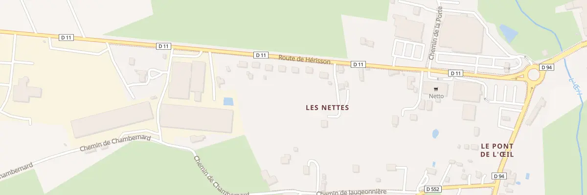 Plan du 15 Rte de Herisson à Cosne-d’Allier