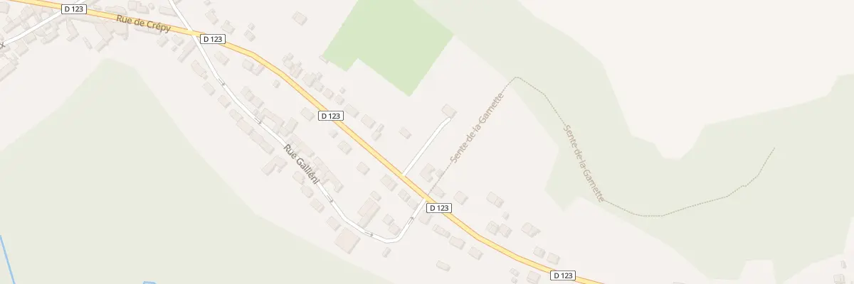 Plan du 540 Rue de Crépy à Béthisy-Saint-Martin