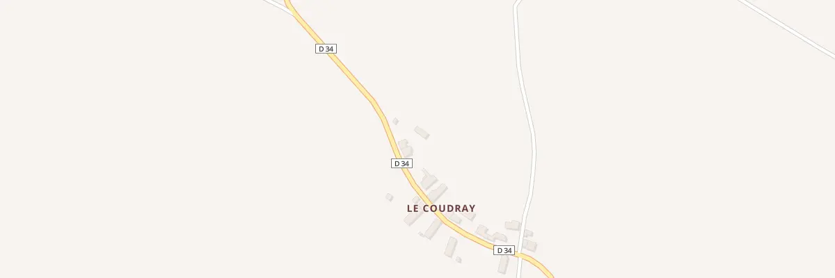 Plan du 216 Le Coudray à Givardon