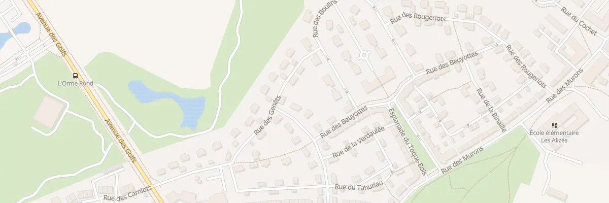 Plan du 2 Rue des Galarniaux à Bailly-Romainvilliers