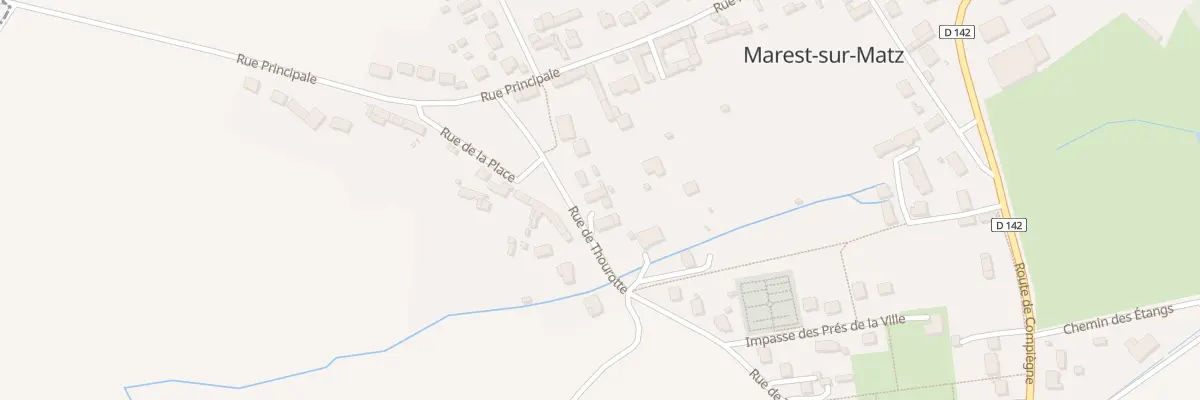 Plan du 113 Rue de Thourotte à Marest-sur-Matz