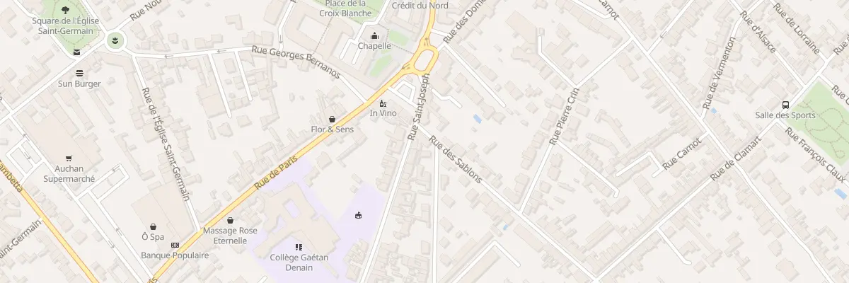 Plan du 2 Rue des Sablons à Compiègne