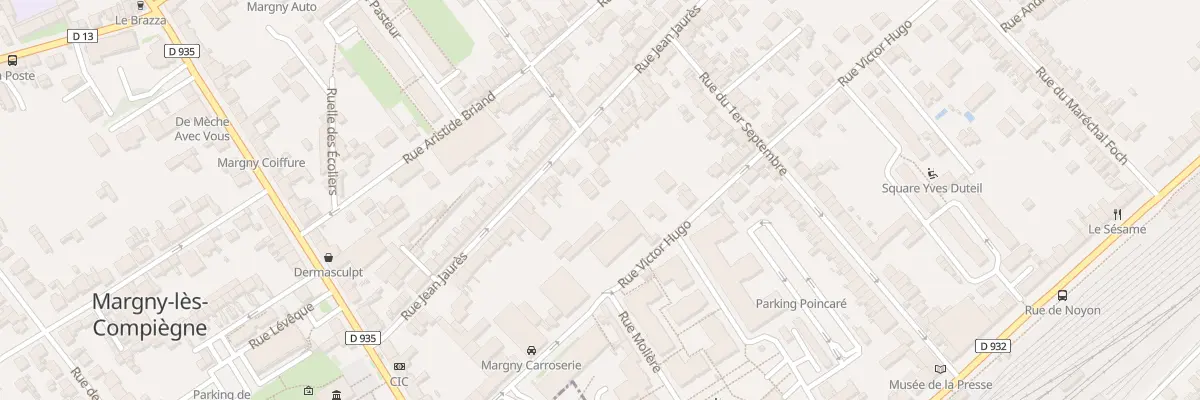 Plan du 210B Rue Jean Jaurès à Margny-lès-Compiègne