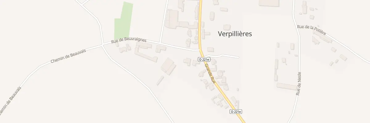 Plan du 2 Rue de Beuvraignes à Verpillières