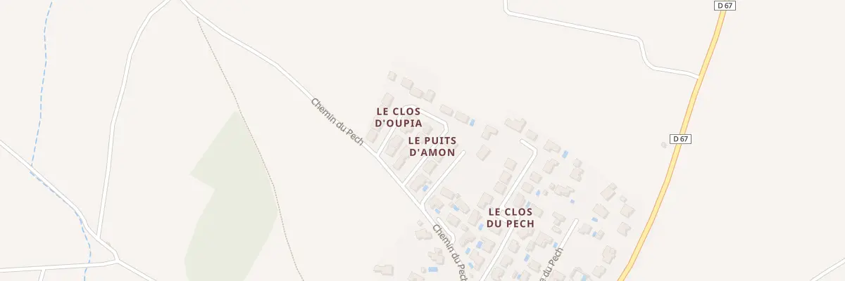 Plan du 6 Lot le Puits d’Amon à Pouzols-Minervois