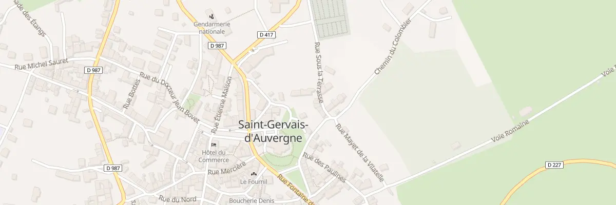 Plan du 5 Rue sous la Terrasse à Saint-Gervais-d’Auvergne