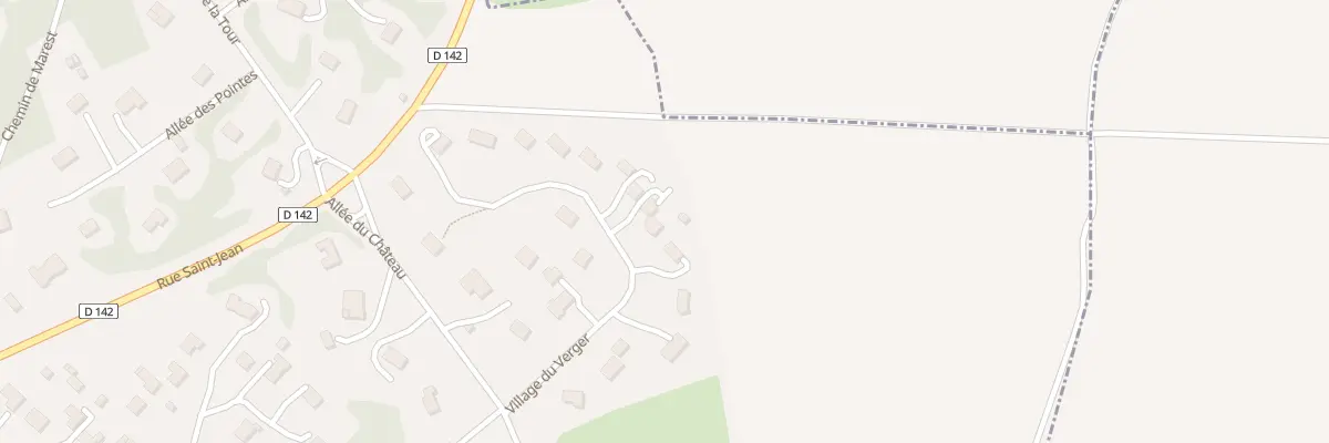 Plan du 16 Vge du Verger à Villers-sur-Coudun