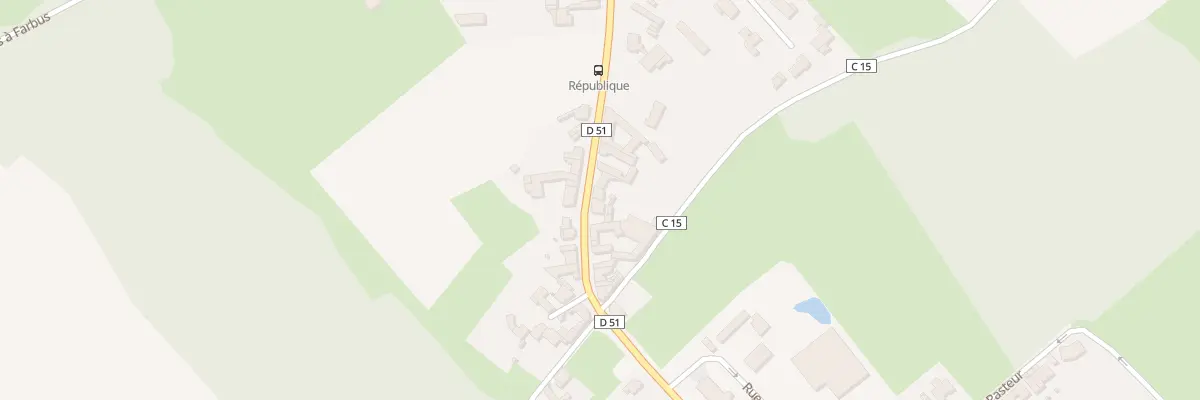 Plan du 28 Rue de la République à Farbus