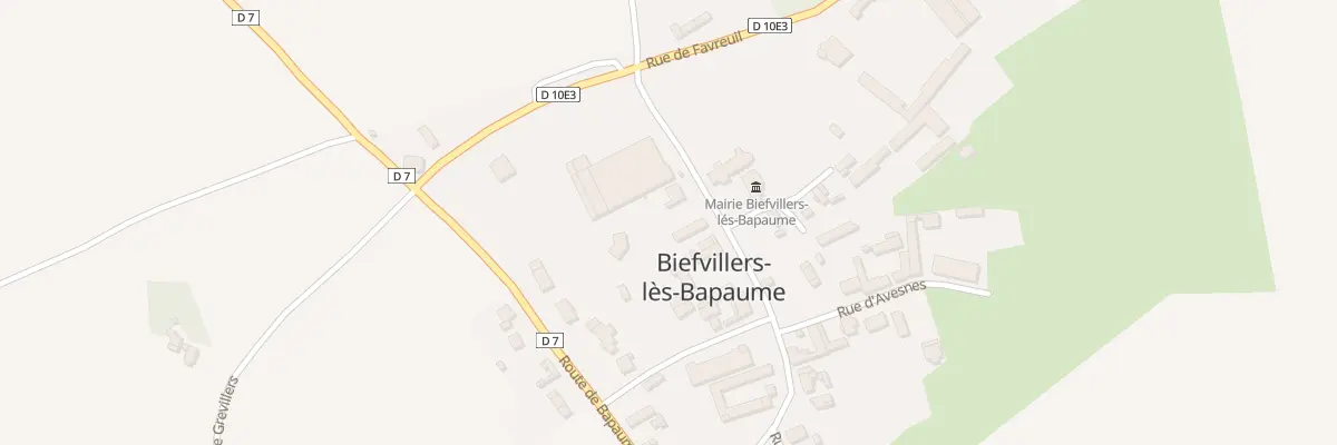 Plan du 6 Rue de l’Eglise à Biefvillers-lès-Bapaume