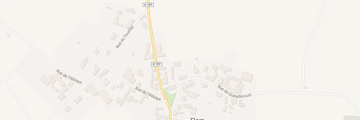 Plan du 1 Rue de Gueudecourt à Flers