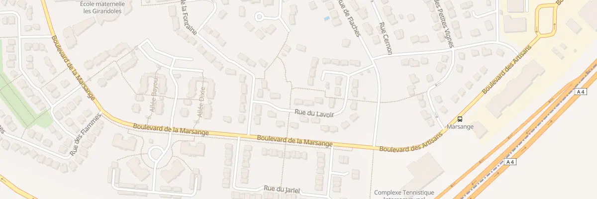 Plan du 26 Rue du Lavoir à Bailly-Romainvilliers