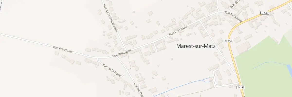 Plan du 25 Rue Principale à Marest-sur-Matz