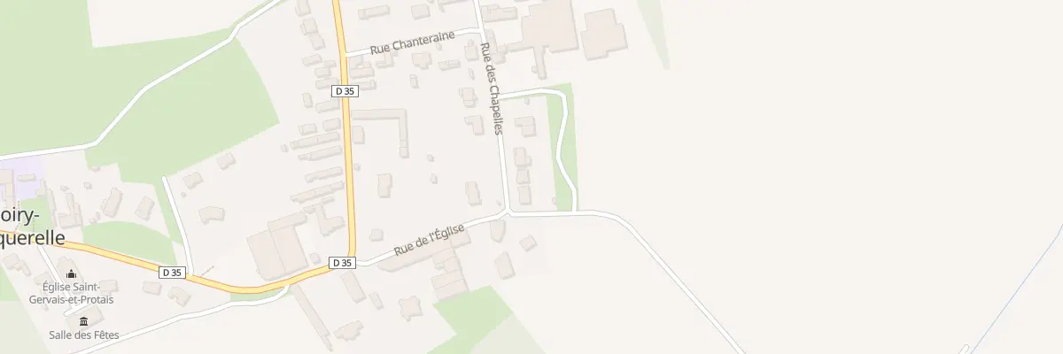 Plan du 13 Rue des Chapelles à Boiry-Becquerelle