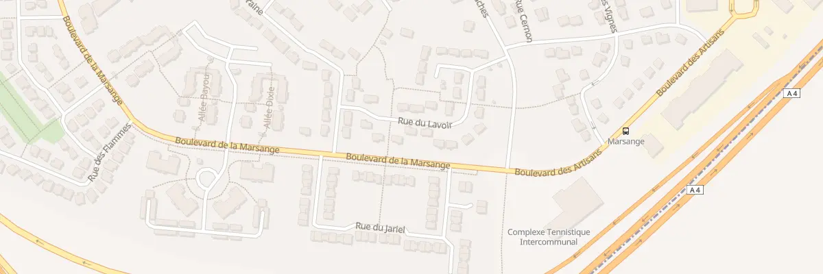 Plan du 13 Rue du Lavoir à Bailly-Romainvilliers