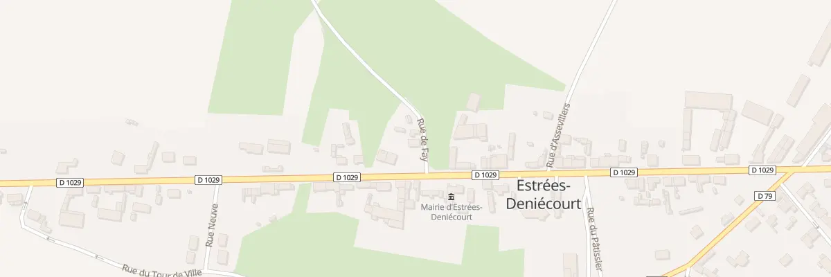 Plan du 1 Rue de Fay à Estrées-Deniécourt
