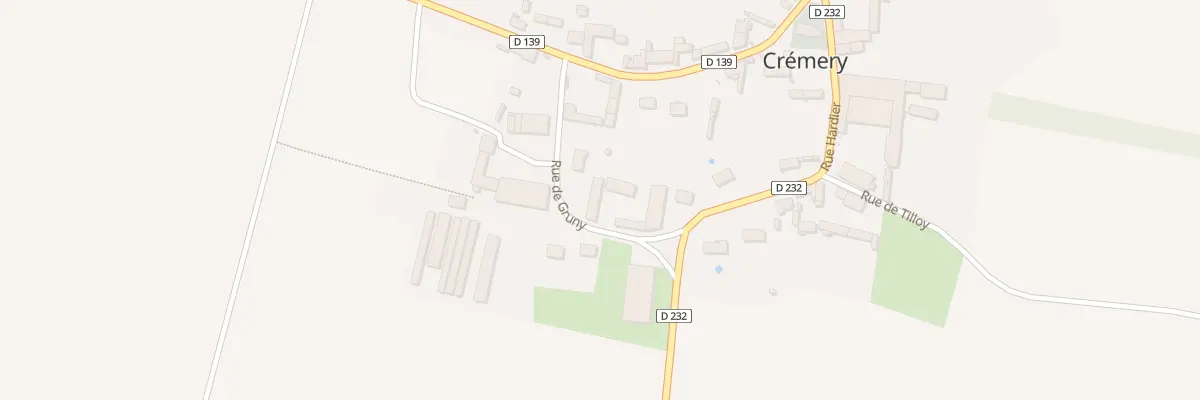 Plan du 3 Rue de Gruny à Crémery