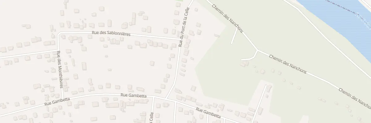 Plan du 116 Rue du Port de la Celle à Saint-Mammès