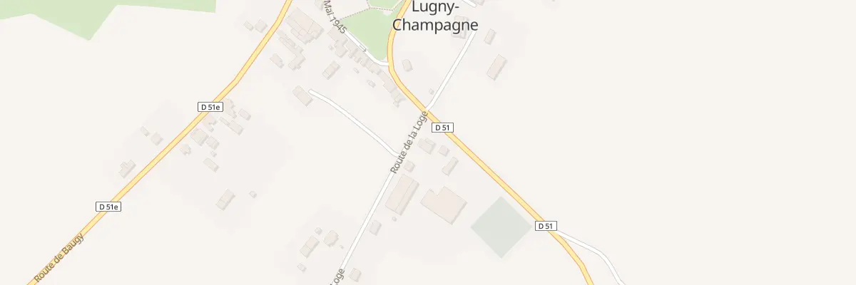Plan du 3 Rte de la Loge à Lugny-Champagne