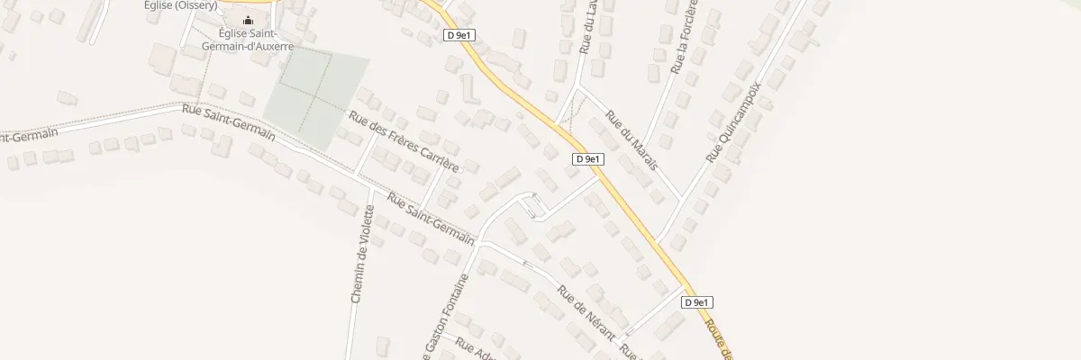 Plan du 6 Rue de la Paix à Oissery