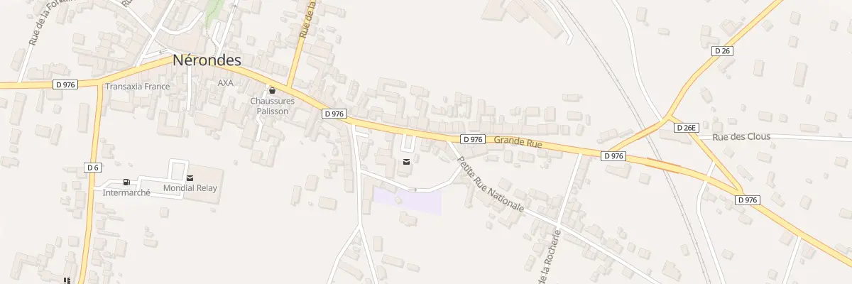Plan du 48 Gr Grande Rue à Nérondes