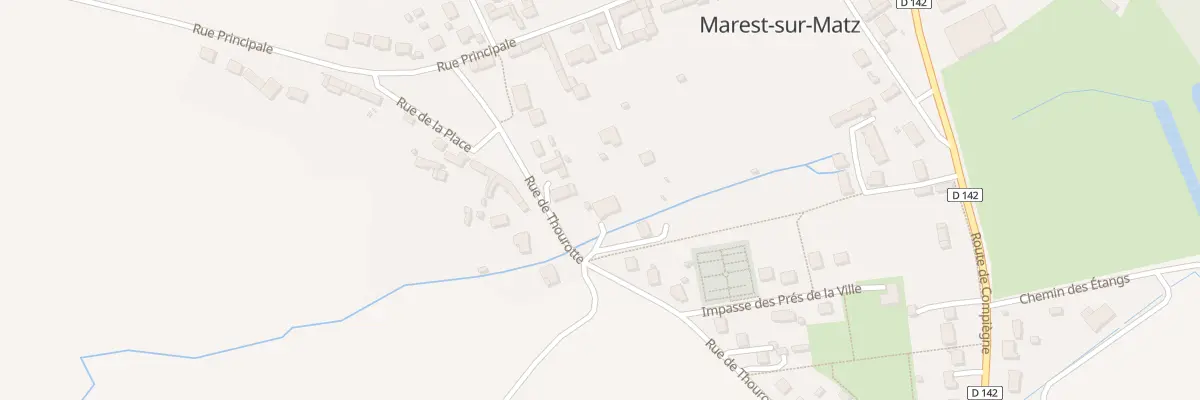 Plan du 167 Rue de Thourotte à Marest-sur-Matz