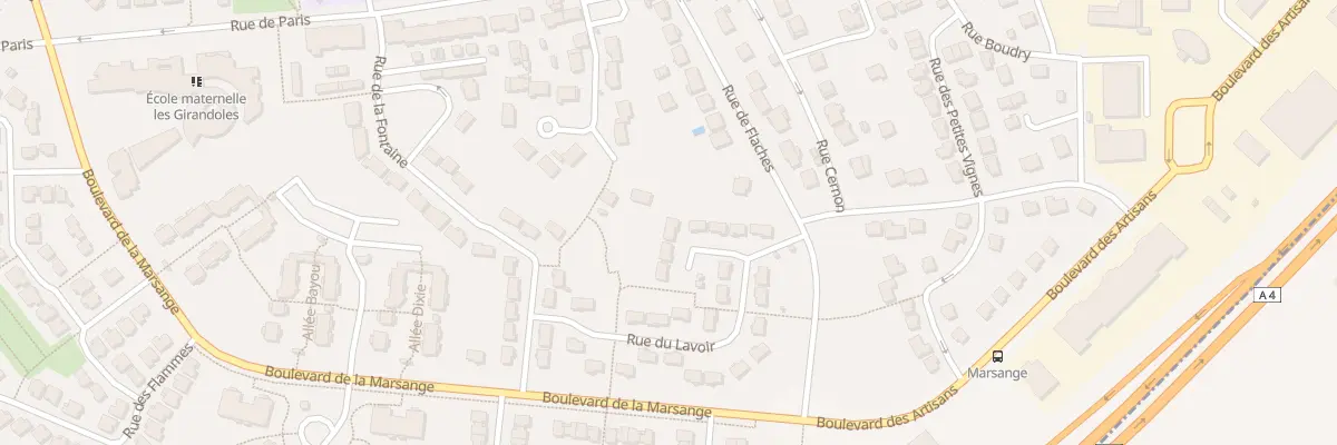 Plan du 10 Rue du Lavoir à Bailly-Romainvilliers
