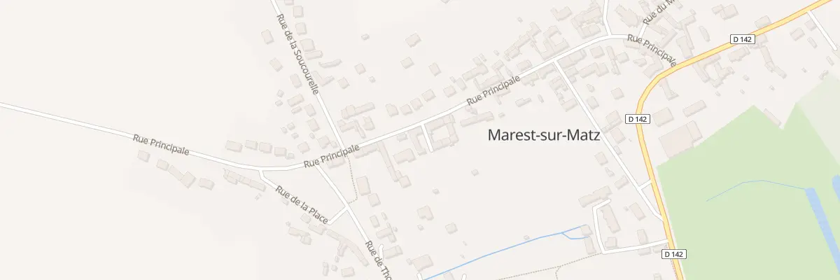 Plan du 23 Rue Principale à Marest-sur-Matz