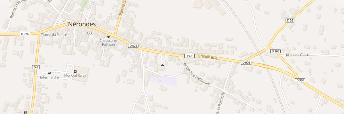 Plan du 50 Gr Grande Rue à Nérondes