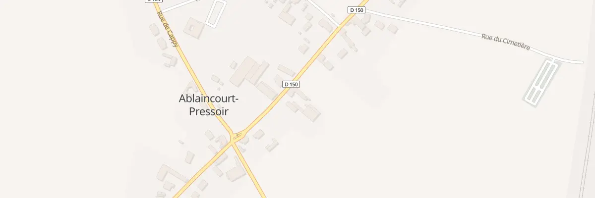 Plan du 6 Rue de Péronne à Ablaincourt-Pressoir