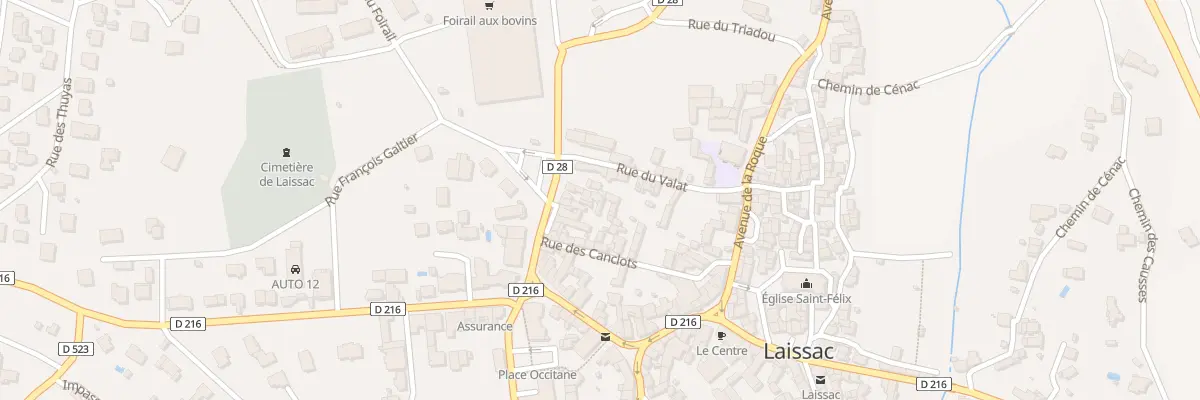 Plan du 27 Pl du Foirail à Laissac-Sévérac l’Église