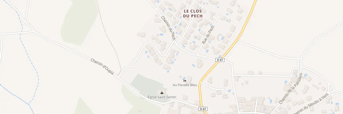 Plan du 2 Rue de la Fleur de Vigne à Pouzols-Minervois