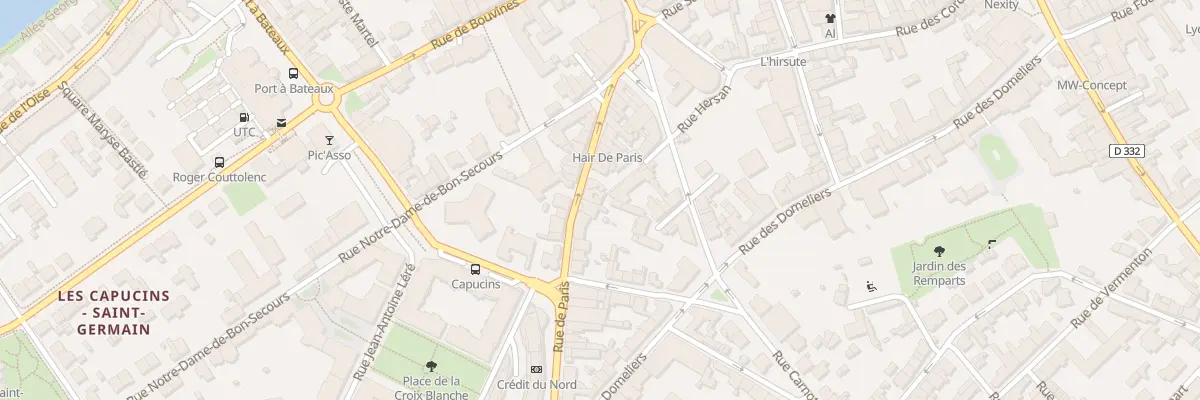 Plan du 39 Rue de Paris à Compiègne