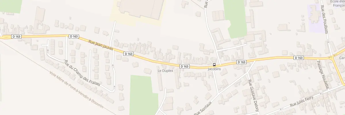 Plan du 61B Rue Jean Jaurès à Douvrin