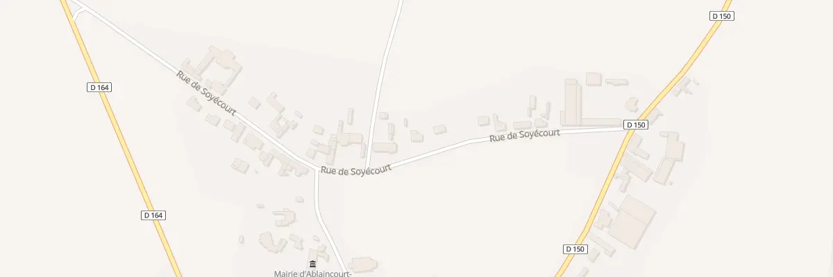 Plan du 21 Rue de Soyécourt à Ablaincourt-Pressoir