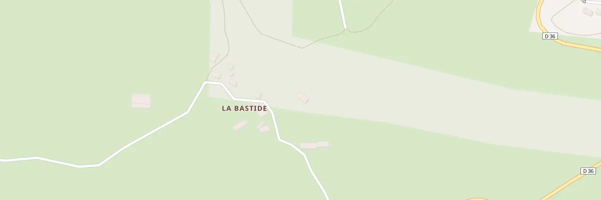 Plan du 2 La Bastide à Marcenat