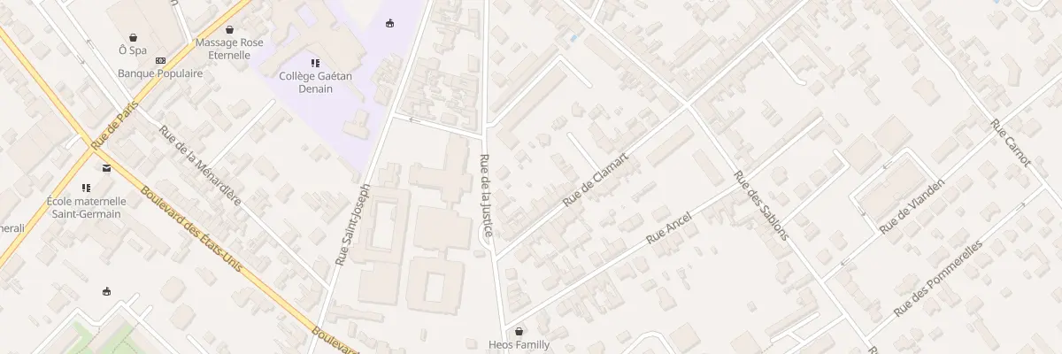 Plan du 78 Rue de Clamart à Compiègne