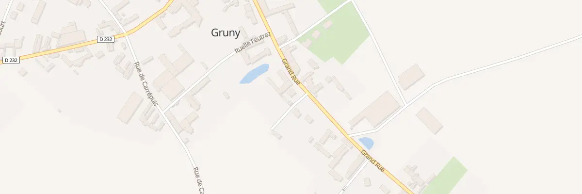 Plan du 14 Vc Grand Rue à Gruny