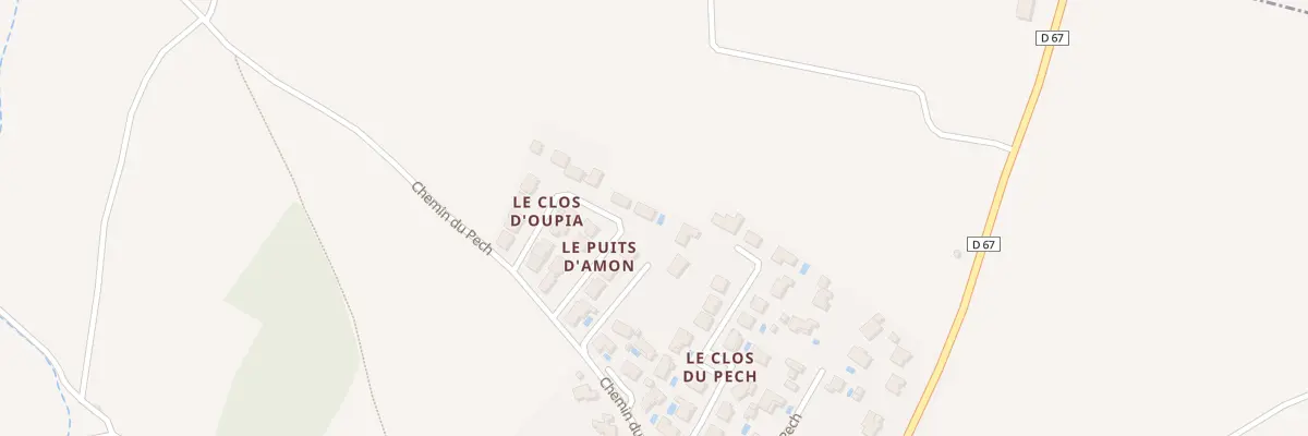 Plan du 10 Lot le Puits d’Amon à Pouzols-Minervois