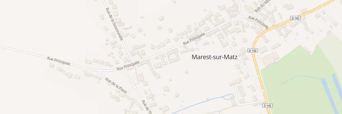Plan du 21 Rue Principale à Marest-sur-Matz