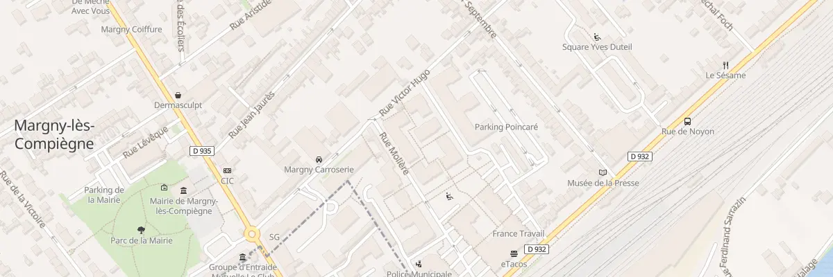 Plan du 171 Rue Pierre Curie à Margny-lès-Compiègne