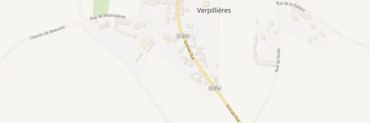 Plan du 25 Gr Grande Rue à Verpillières