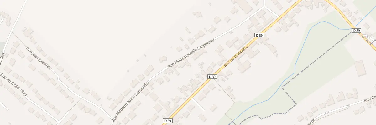 Plan du 20 Rue Mademoiselle Carpentier à Hulluch