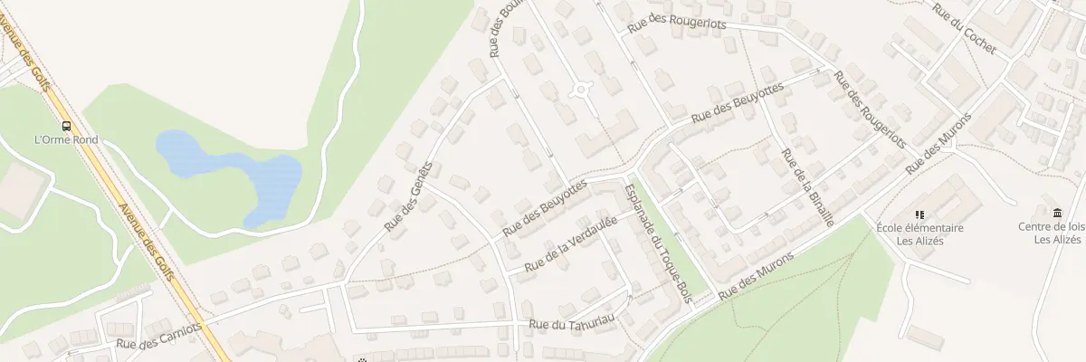 Plan du 2 Rue des Boulins à Bailly-Romainvilliers