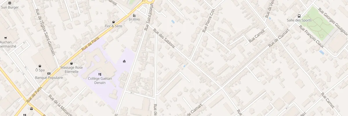 Plan du 6B Rue des Sablons à Compiègne