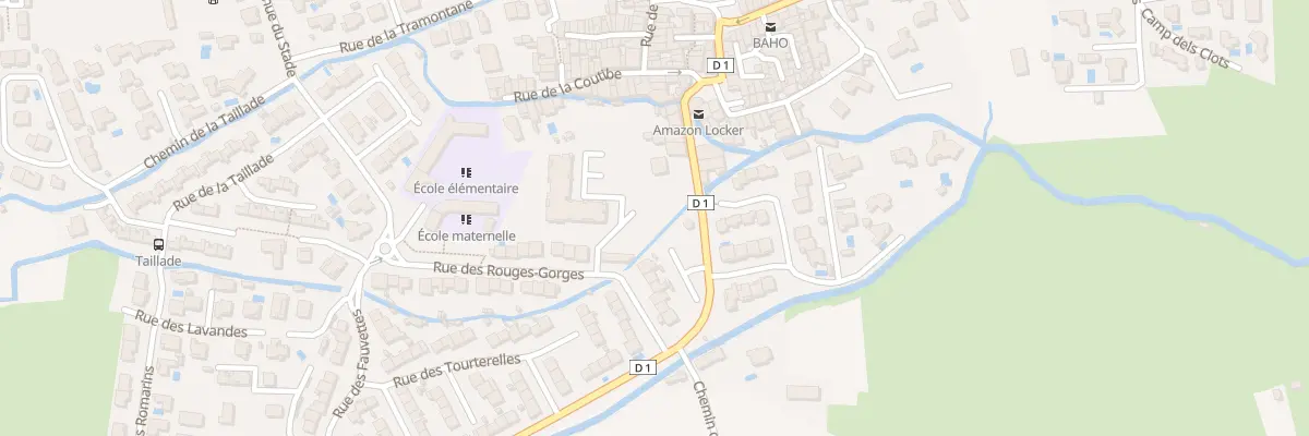 Plan du 6 Imp Rouges Gorges à Baho