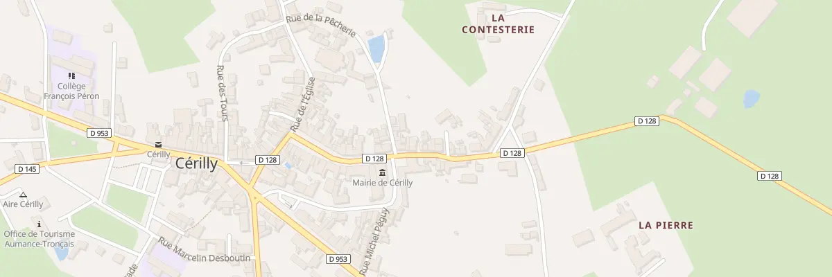 Plan du 6 Rue Charles Louis Philippe à Cérilly