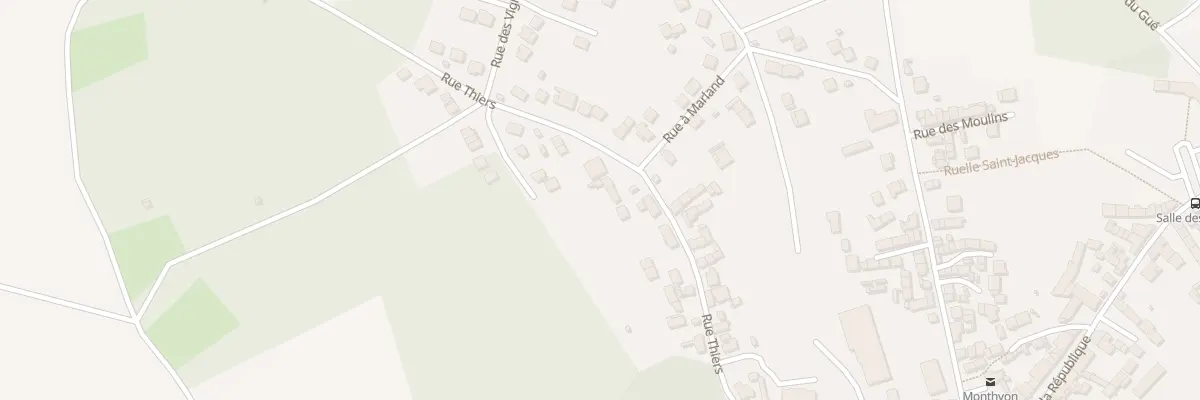 Plan du 17 Rue Thiers à Monthyon